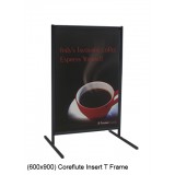 (600 x 900) Coreflute Insert  T- Frame with Print